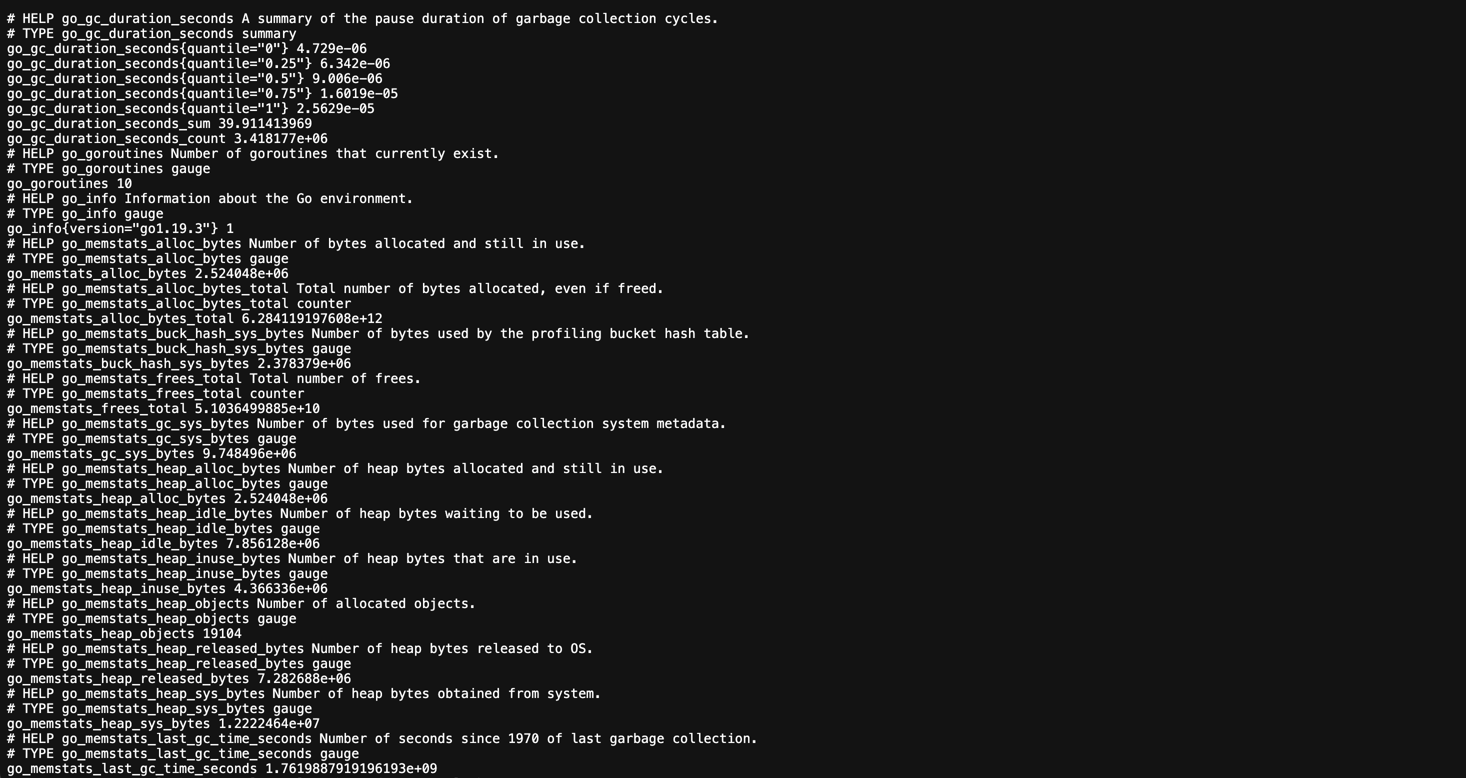 Node Exporter メトリクス